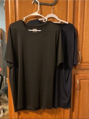BE COOL  32 Men's Short Sleeve Crew T-Shirt - Black & Navy Blue size xl